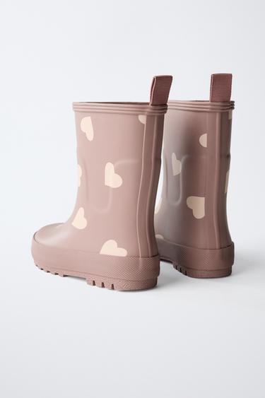HEART WELLIES - Pink by Zara - Image 4