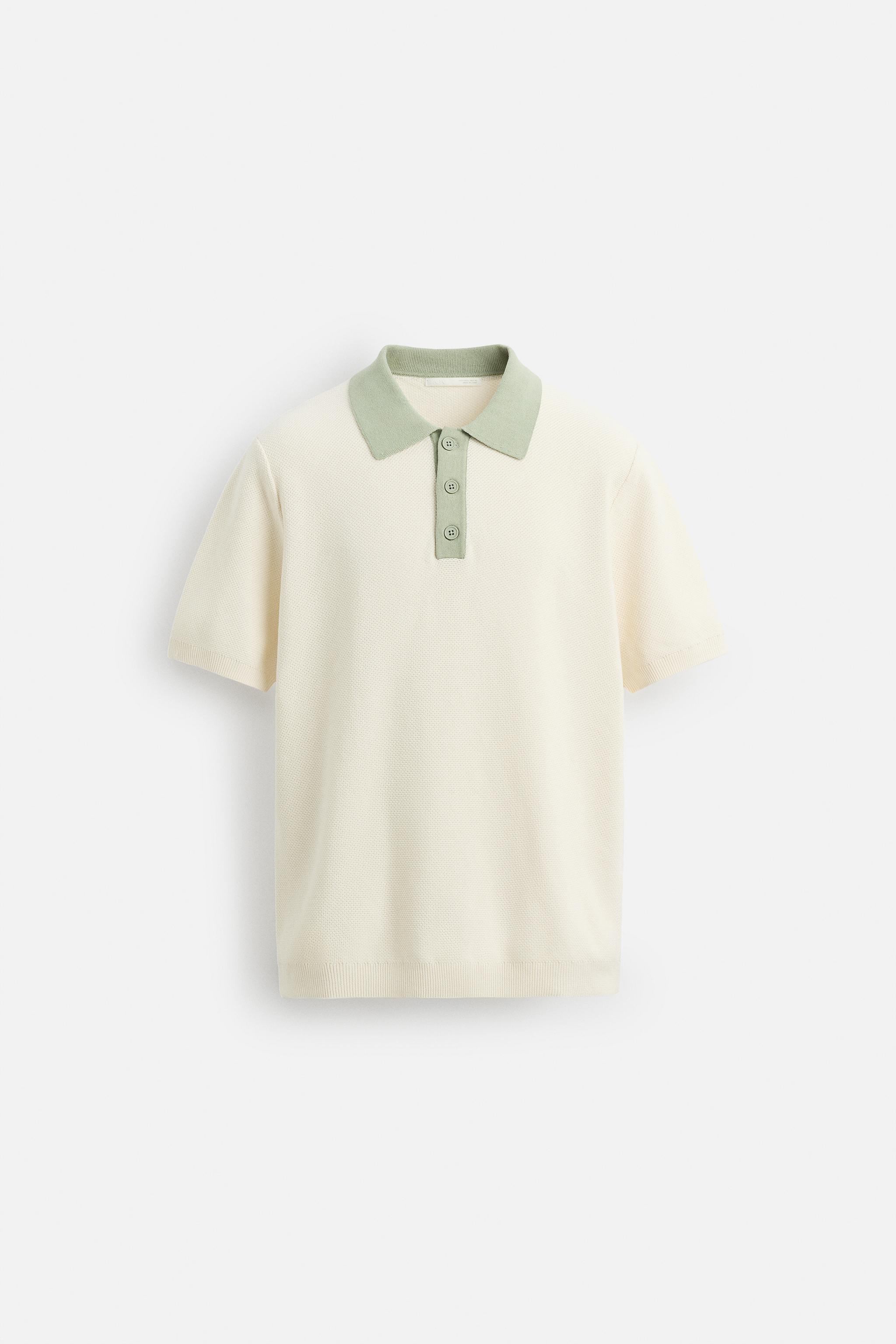 POLO EN MAILLE CONTRASTE