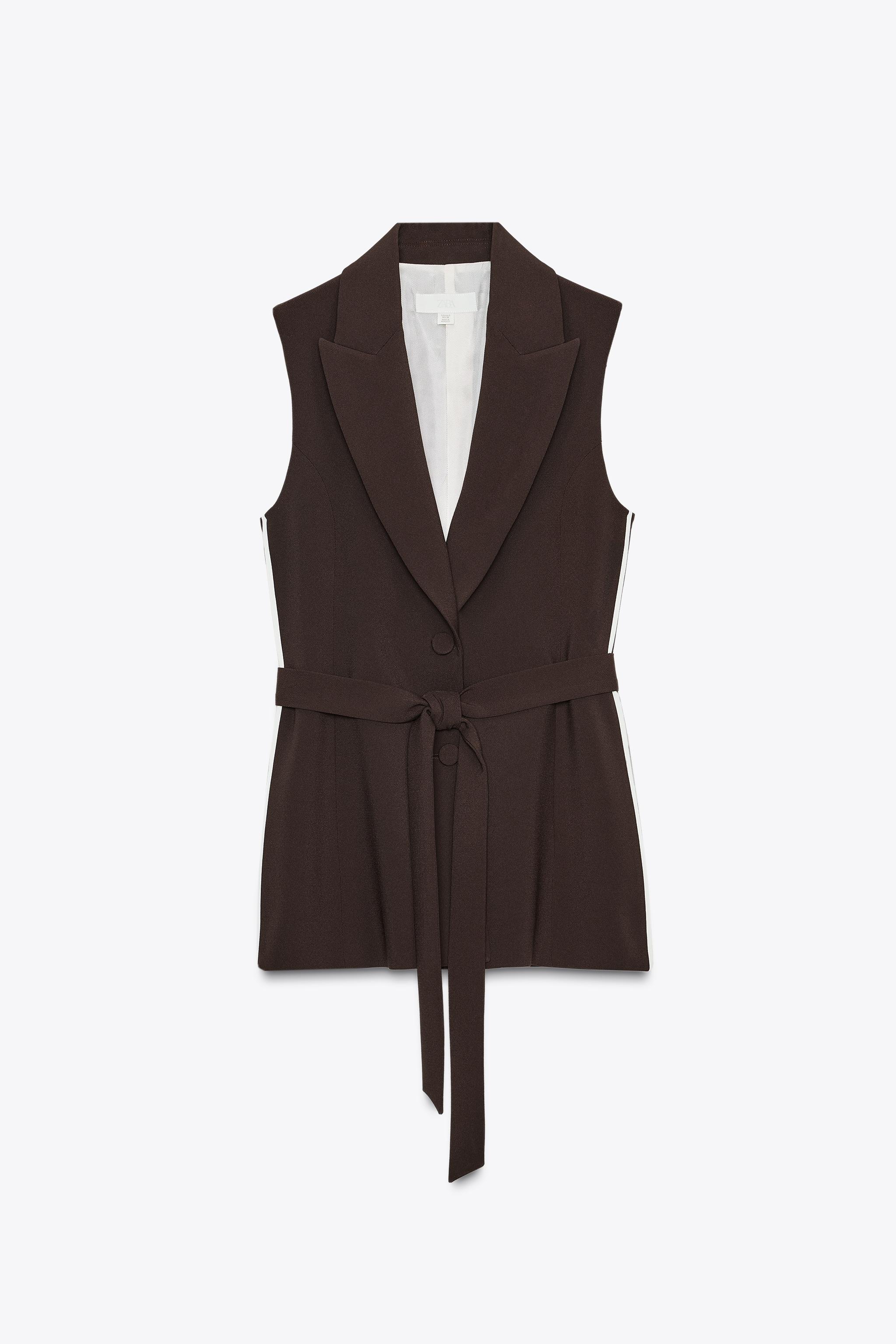 TODAYFUL【美品】2waycollar Long Vest CFCL | Milan Collarless Long Vest | Women | Blue Button Shop