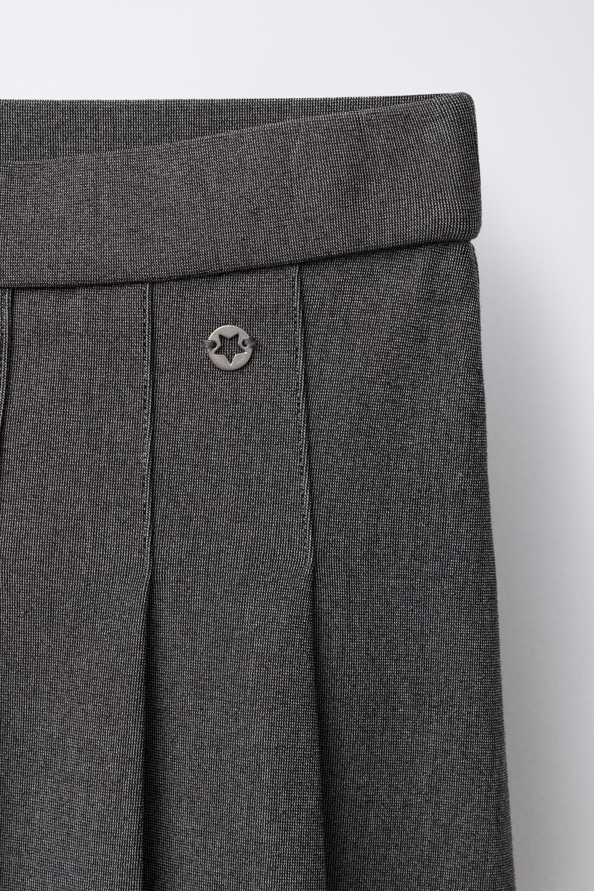 PLEATED SKIRT - Black | ZARA Canada