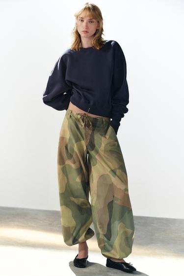 SUDADERA BÁSICA DE FELPA - Marino de Zara
