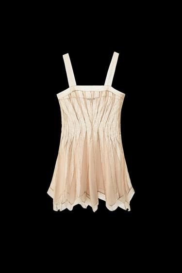 RUFFLED LACE DRESS - Pink by Zara - Image 0