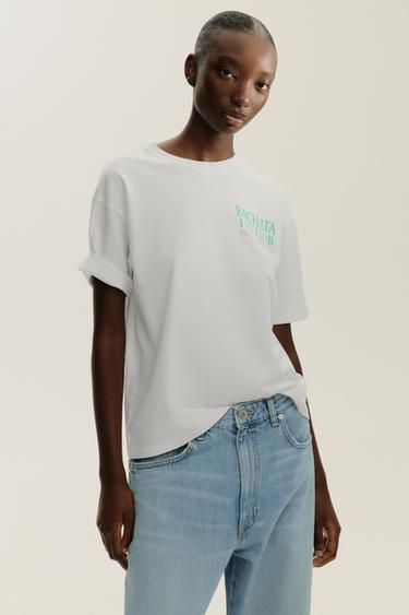 TEXT PRINT T-SHIRT - White by Zara