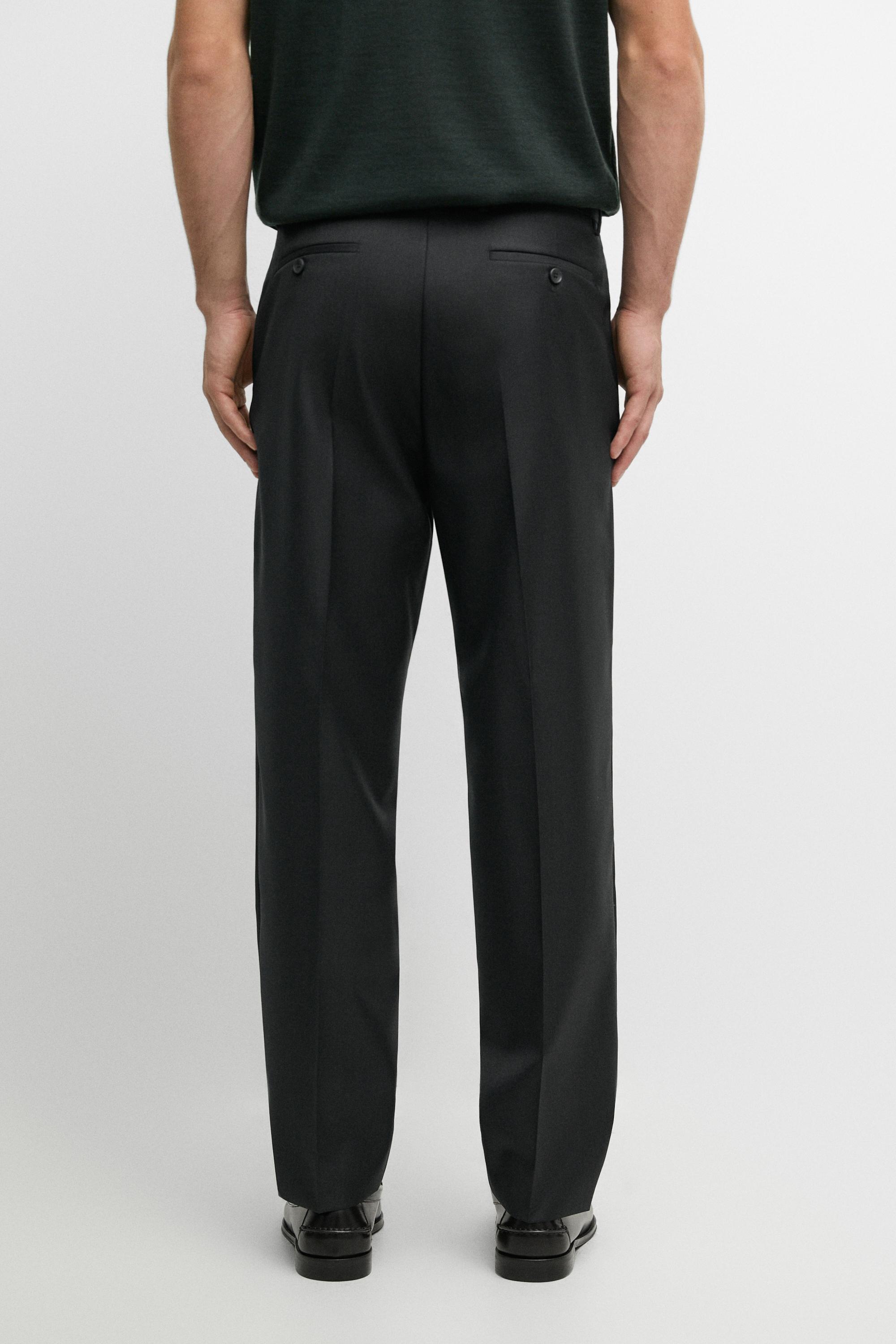 100% wool suit pants