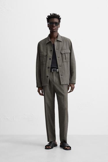 CONJUNTO ESTRUCTURA CUADROS - Negro de Zara
