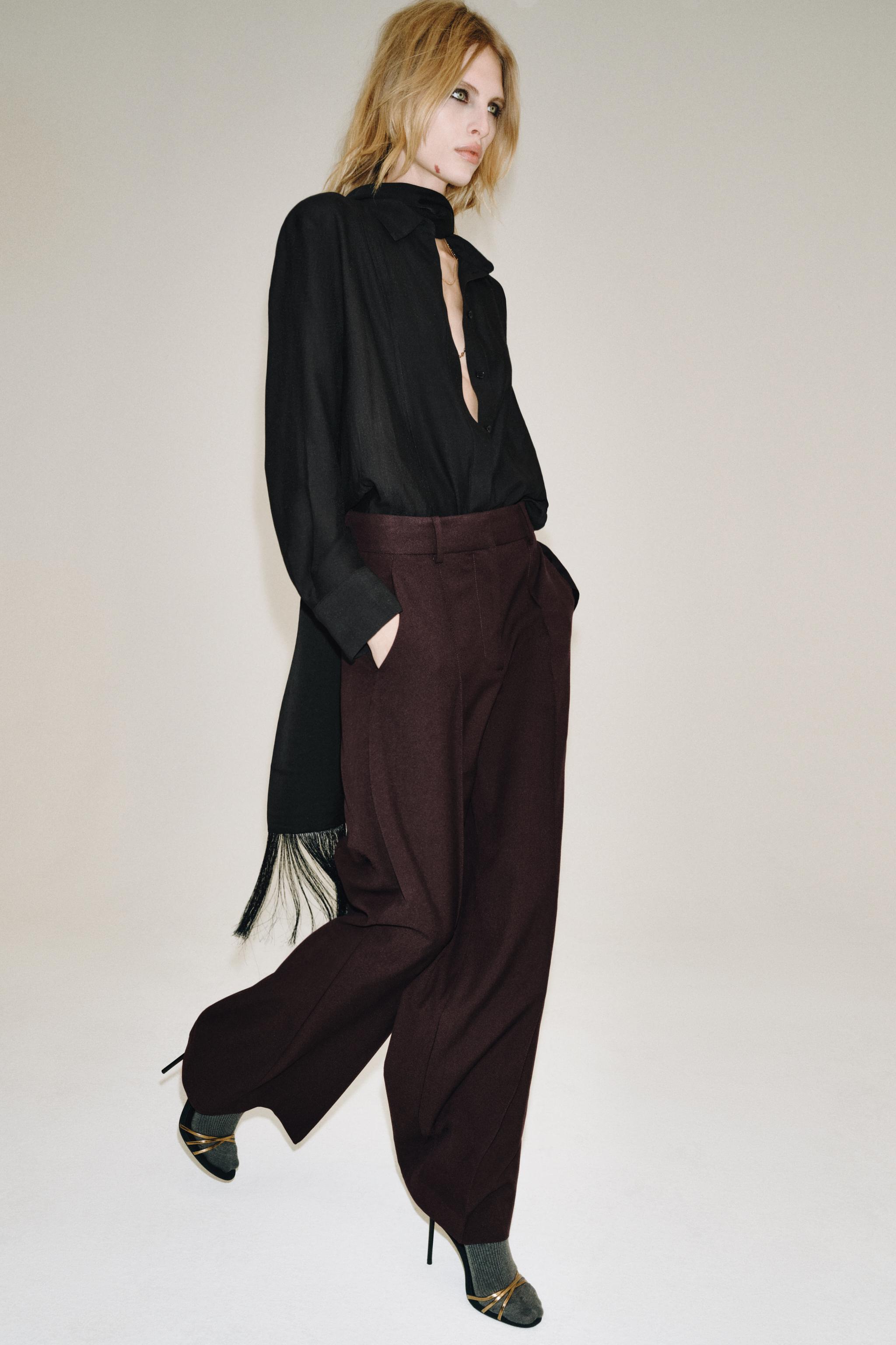Zw Collection Wide-Leg Pants by Zara