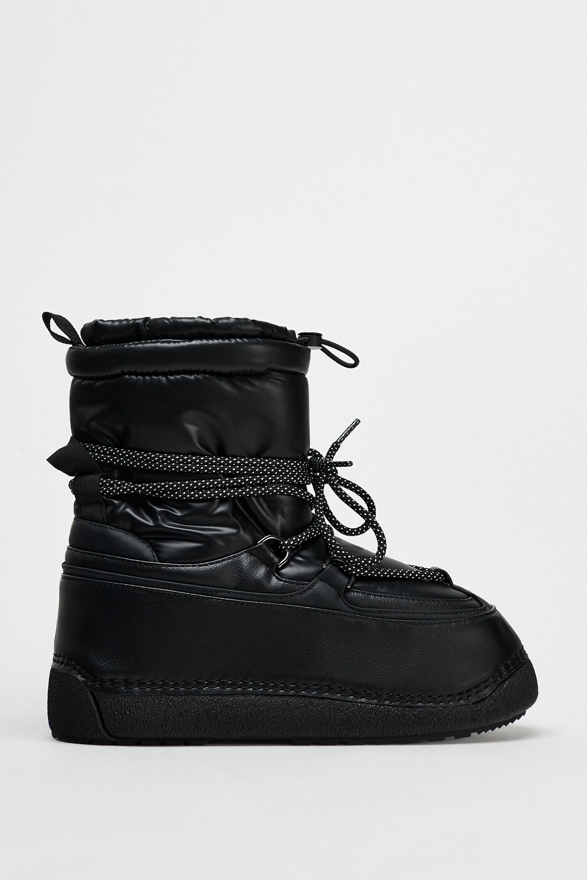 ZARA STUDIO SOCK LEATHER ANKLE BOOTS outlets