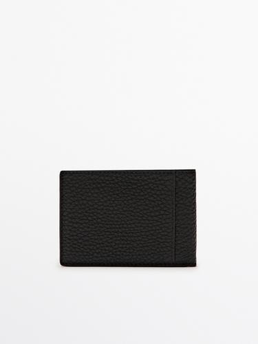 Zara Nappa leather landscape wallet - Black - Image 0