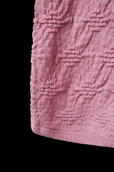BERMUDA PUNTO ESTRUCTURA - Rosa empolvado de Zara
