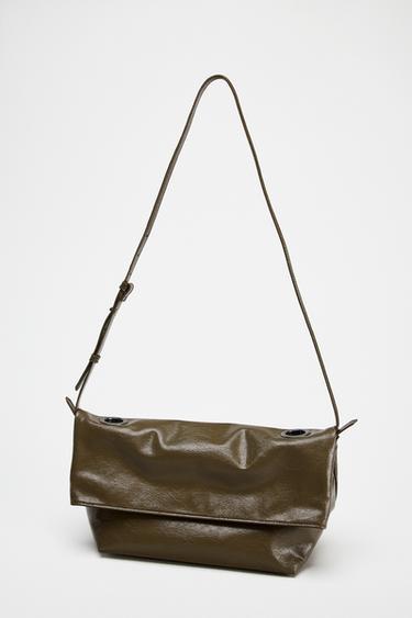SAC À RABAT - Vert kaki de Zara - Image 4