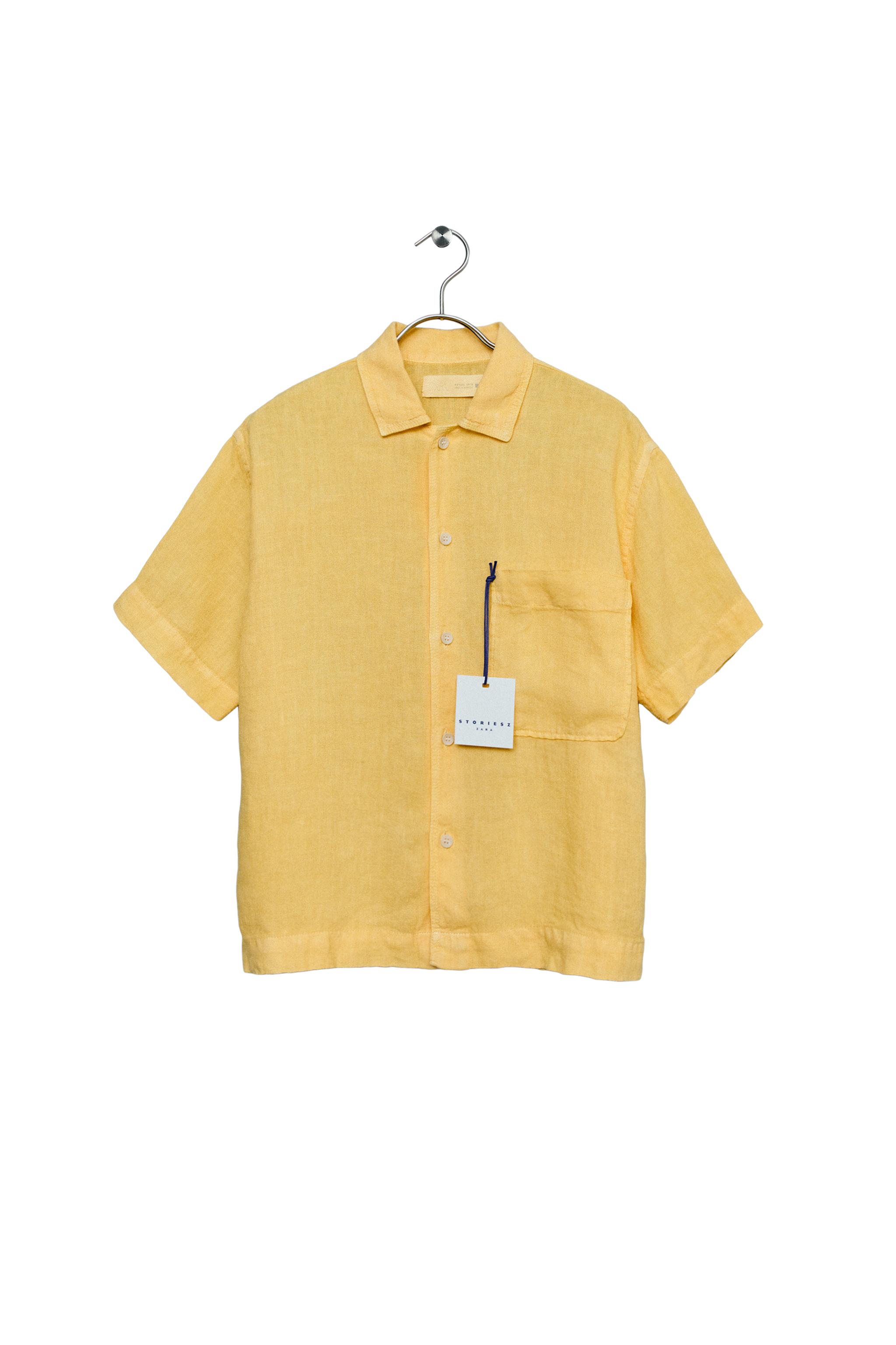 STORIESZ - 100%リネンシャツ - イエロー | ZARA Japan / 日本