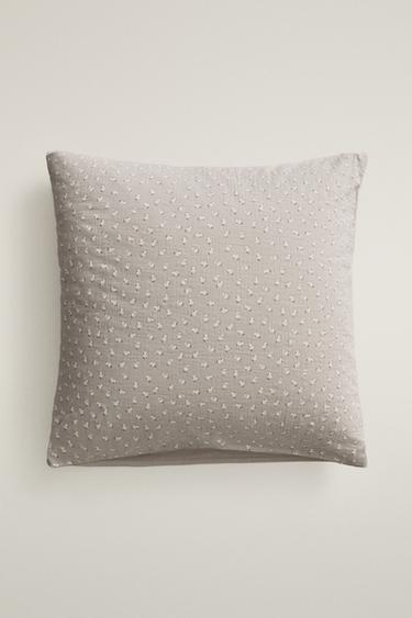 KIDS' COTTON CHIFFON CHICK PILLOWCASE — Taupe gray 2