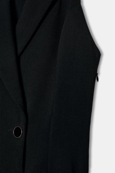 MINI BLAZER-EFFECT DRESS - Black by Zara - Image 7