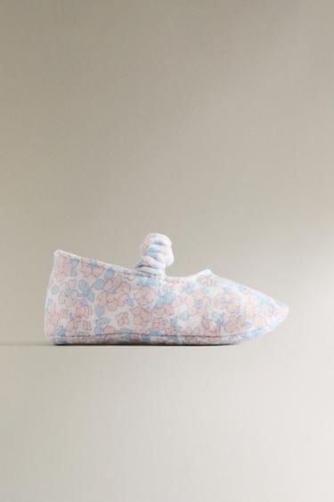 Zara PRINTED BALLERINA BOOTIES - Two-tone - Image 0