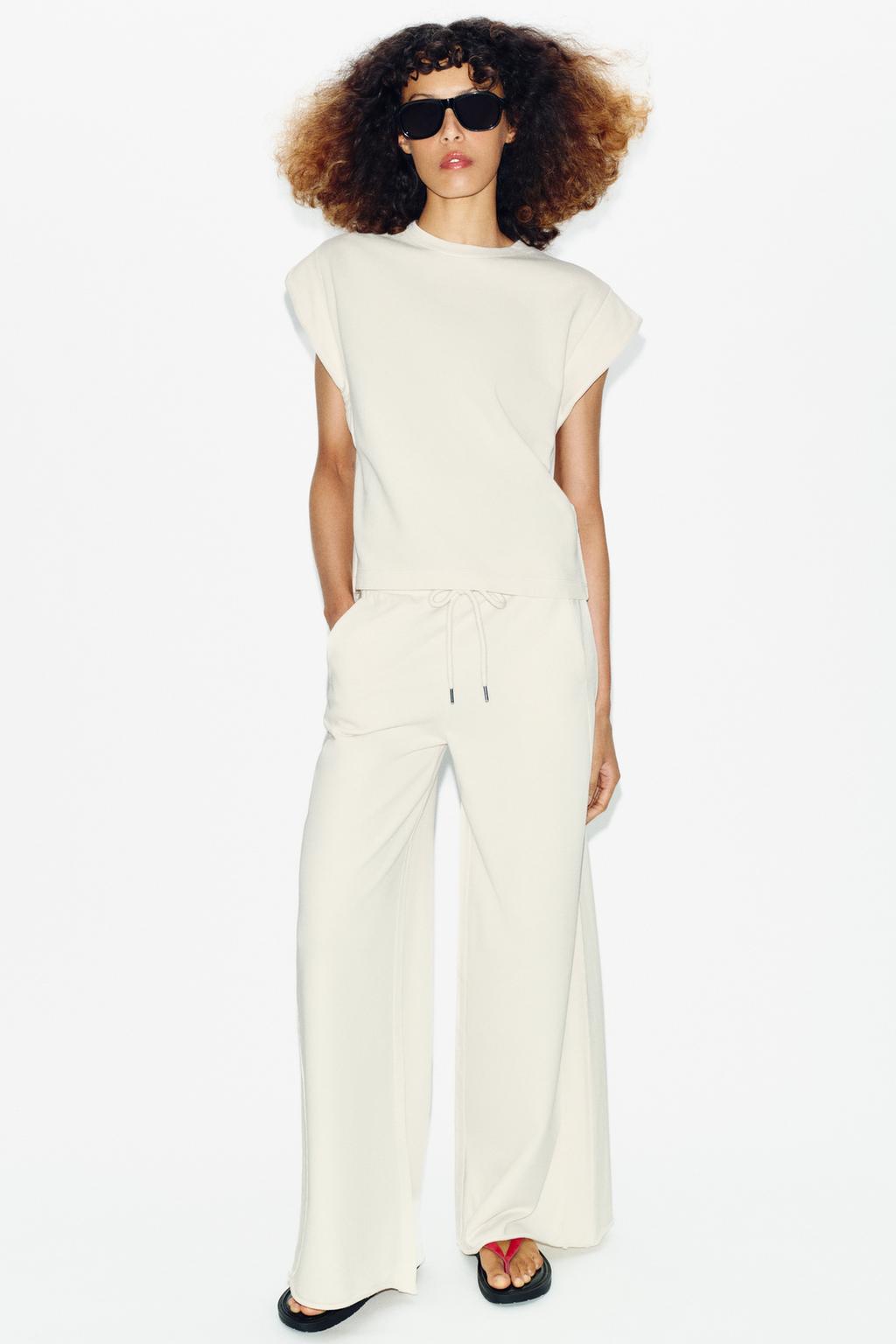 COTTON DROP SHOULDER T-SHIRT - image 2