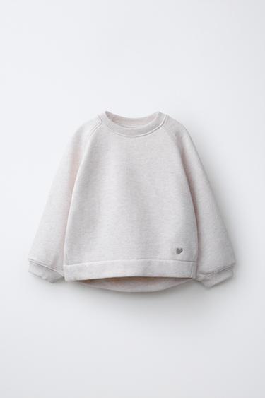 SUDADERA SPORTY BORDADO - Arena / Vigoré de Zara