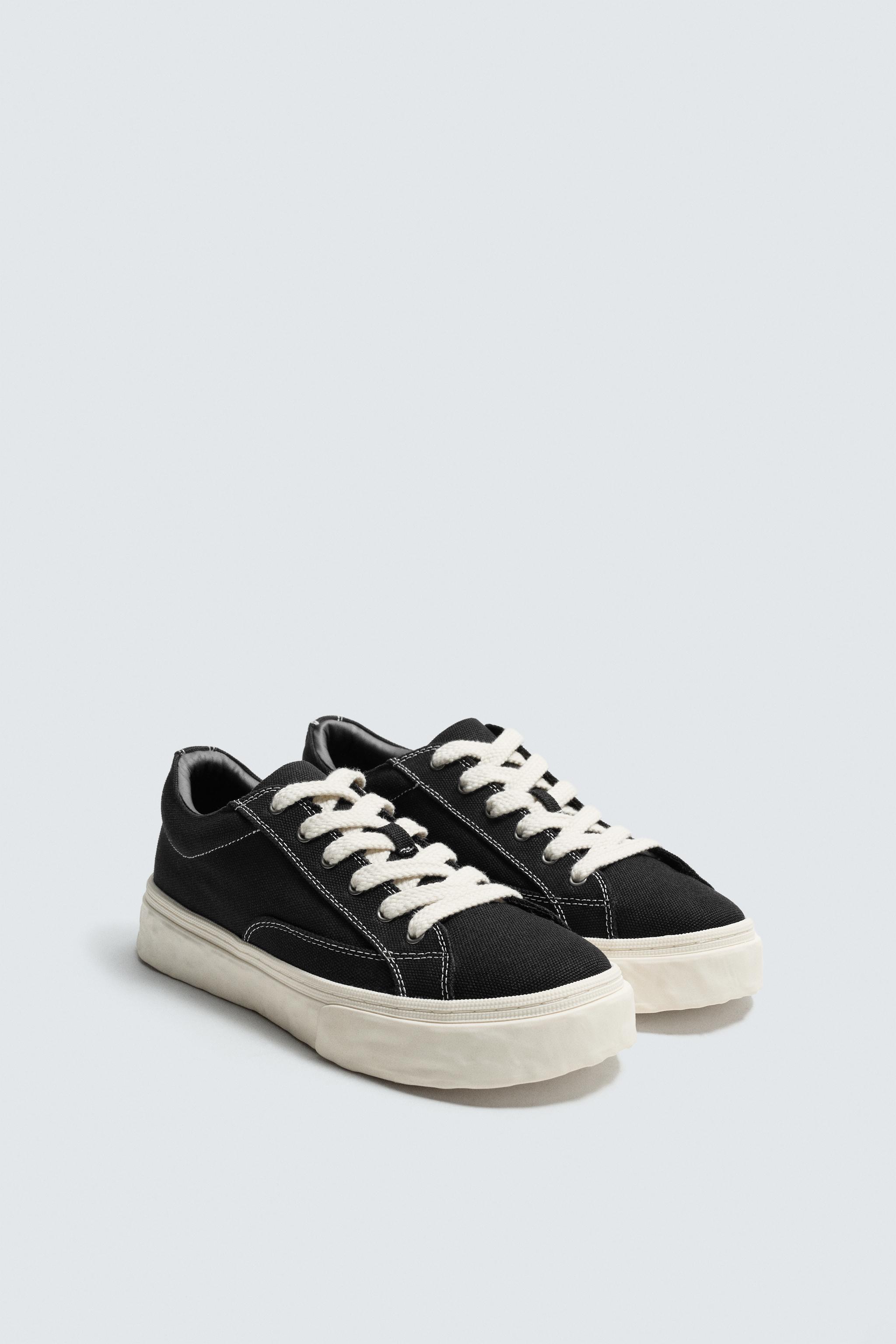 ZARA靴 新品 ZARAメンズ 25センチ チャンキートラックソール シューズ