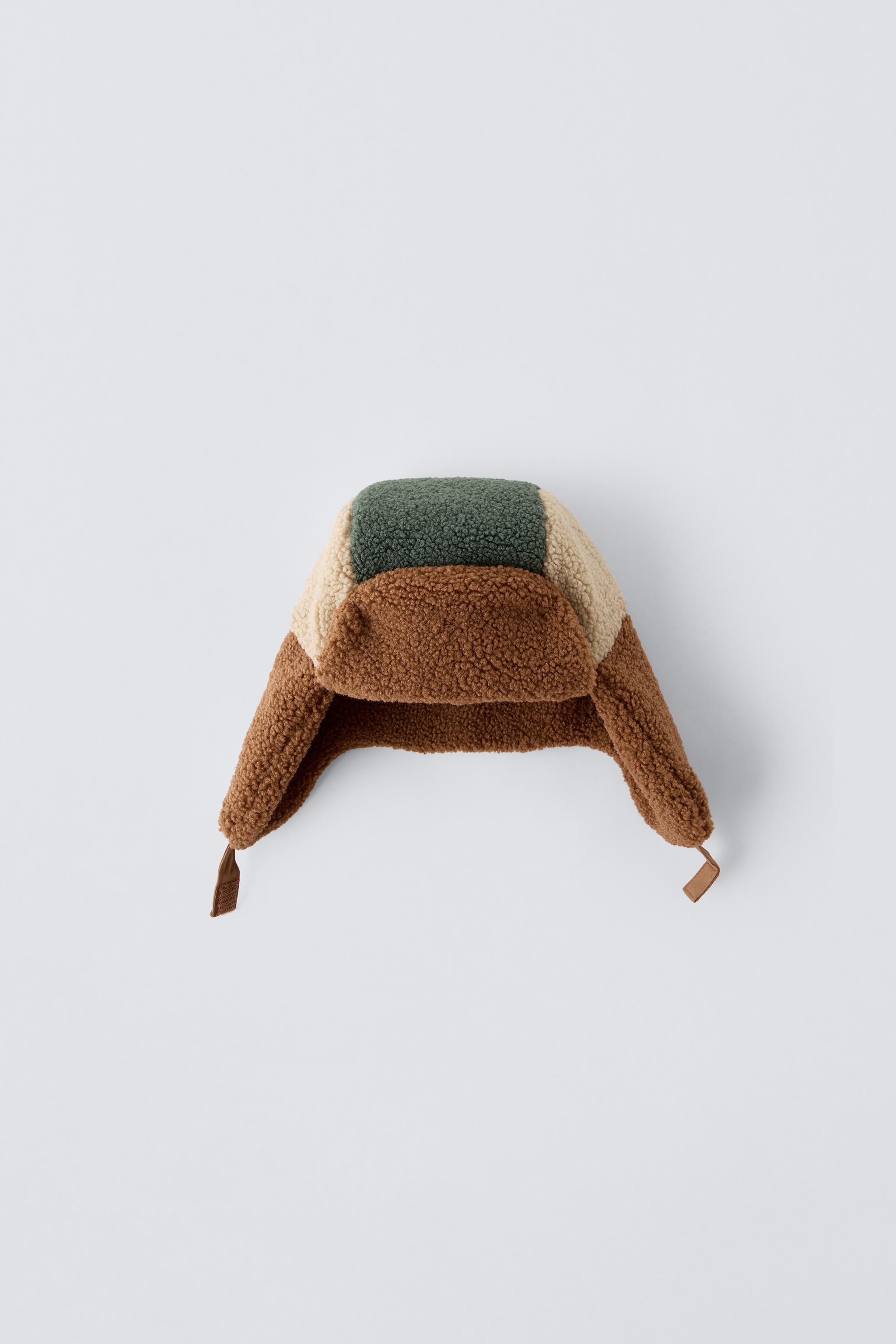 FAUX SHEARLING CAP - Brown | ZARA United States