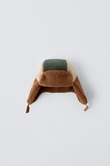 GORRO CASQUETE BORREGUILLO - Multicolor de Zara
