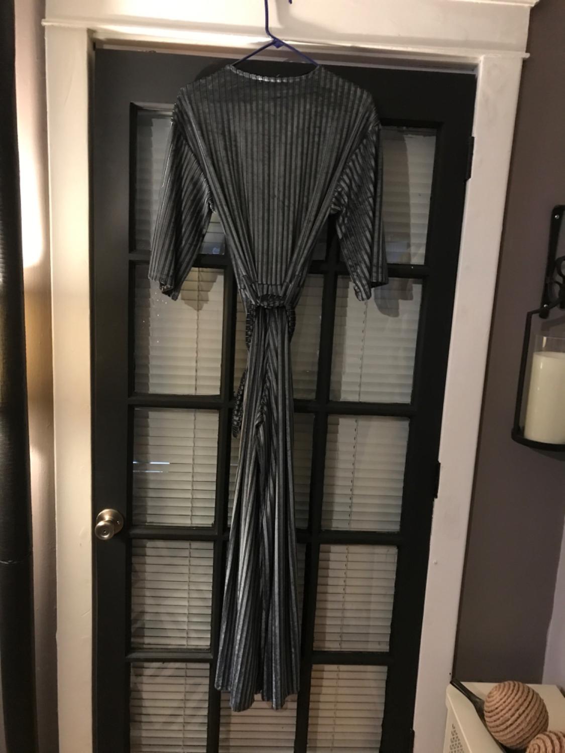 VELVET BELTED JUMPSUIT - Image 3