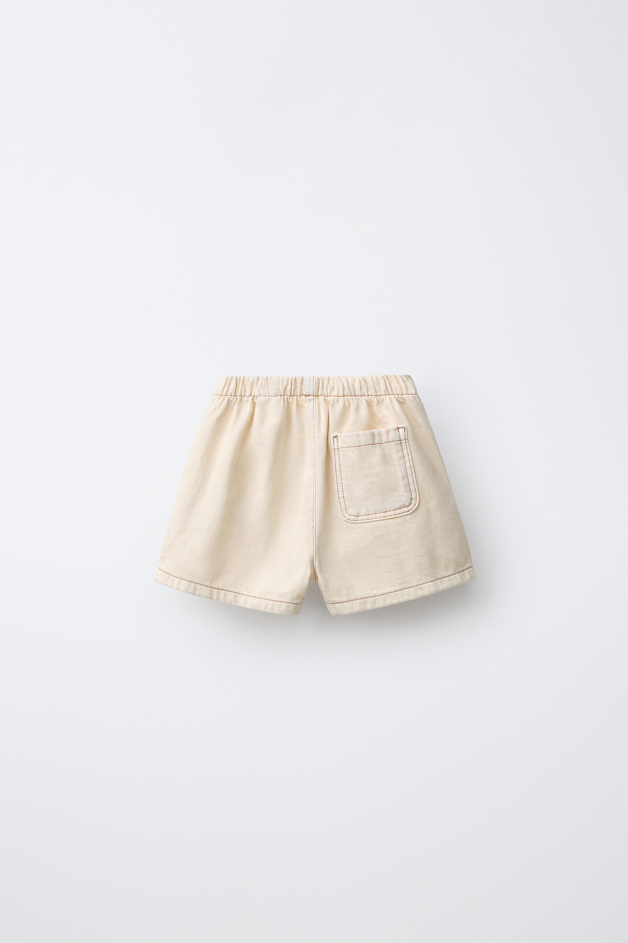TWILL SHORTS - Mid-ecru | ZARA Canada