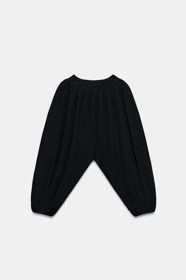 TOP CAPE EN MAILLE FINE - Noir de Zara - Image 4