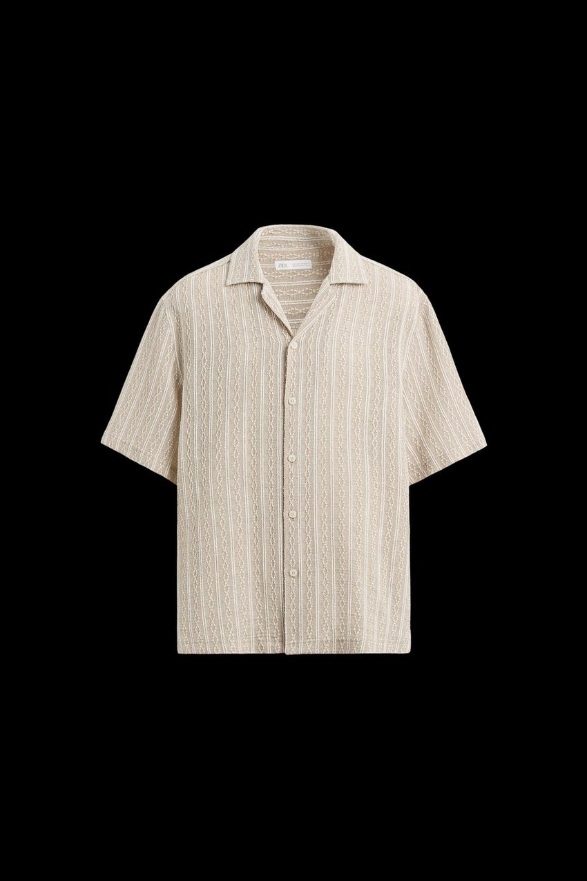 GEOMETRIC JACQUARD SHIRT