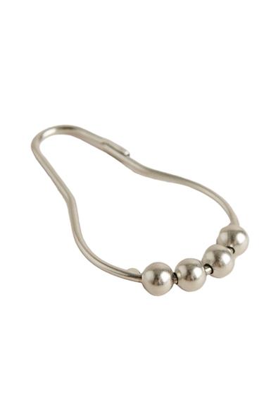 Zara KOMPLET METALNIH PRSTENOVA ZA ZAVESE ZA KADU (KOMPLET OD 12 KOMADA) – raznobojno