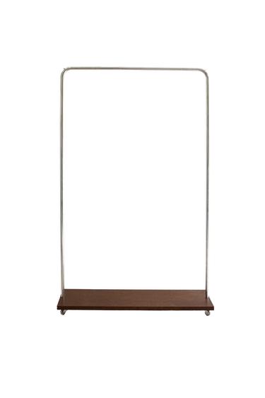 METAL AND WOOD RACK - Dark brown by Zara