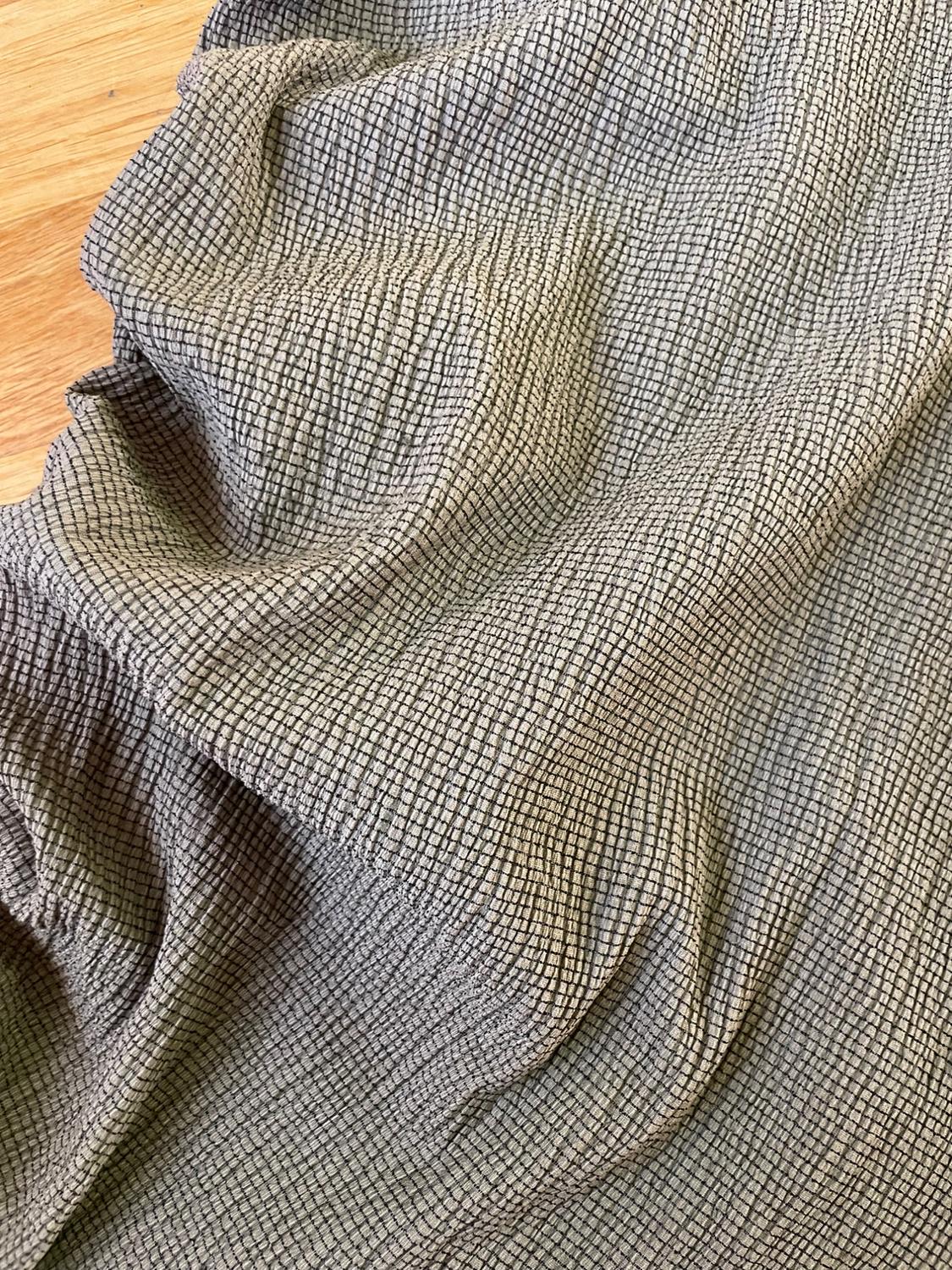 TEXTURED DRESS WITH GATHERED DETAIL - Image 3