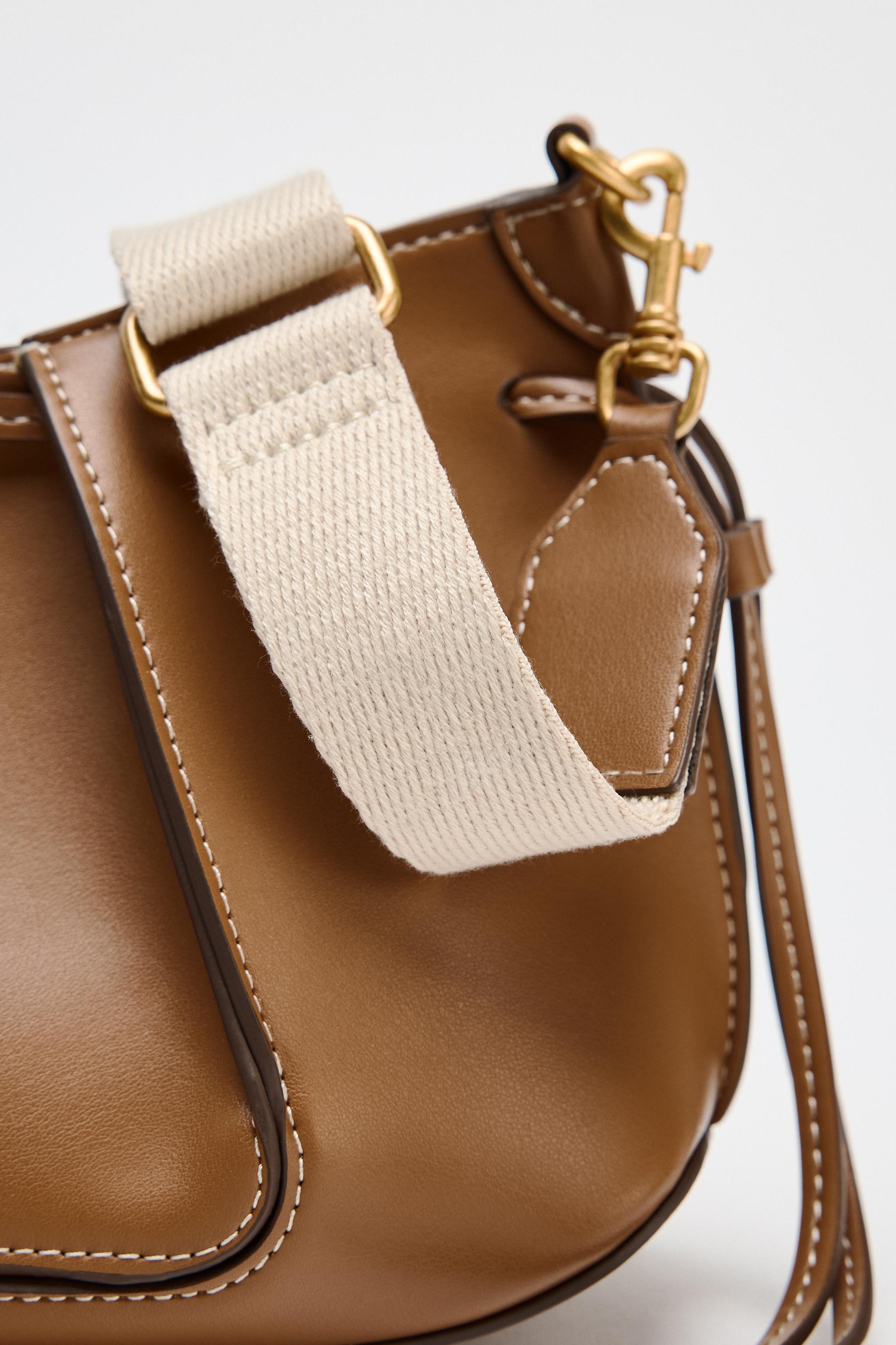 ☆ドイツ発*ZARA*新作*PLEATED ミニバッグ/DARK TAN☆ MINI PLEATED BAG - Dark tan | ZARA Australia