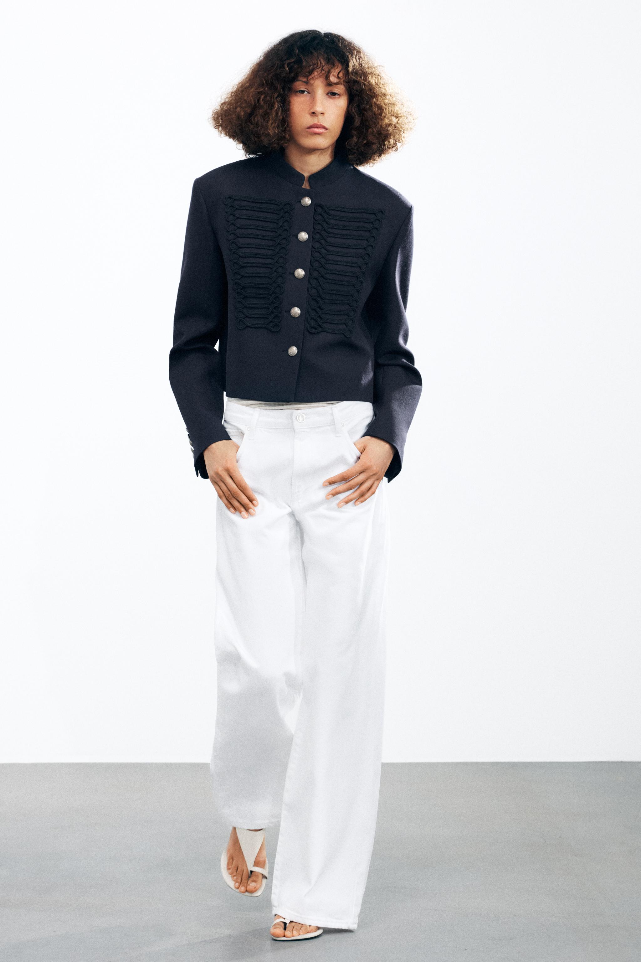 ZW COLLECTION LIMITED EDITION WOOL TOGGLE JACKET - Navy blue