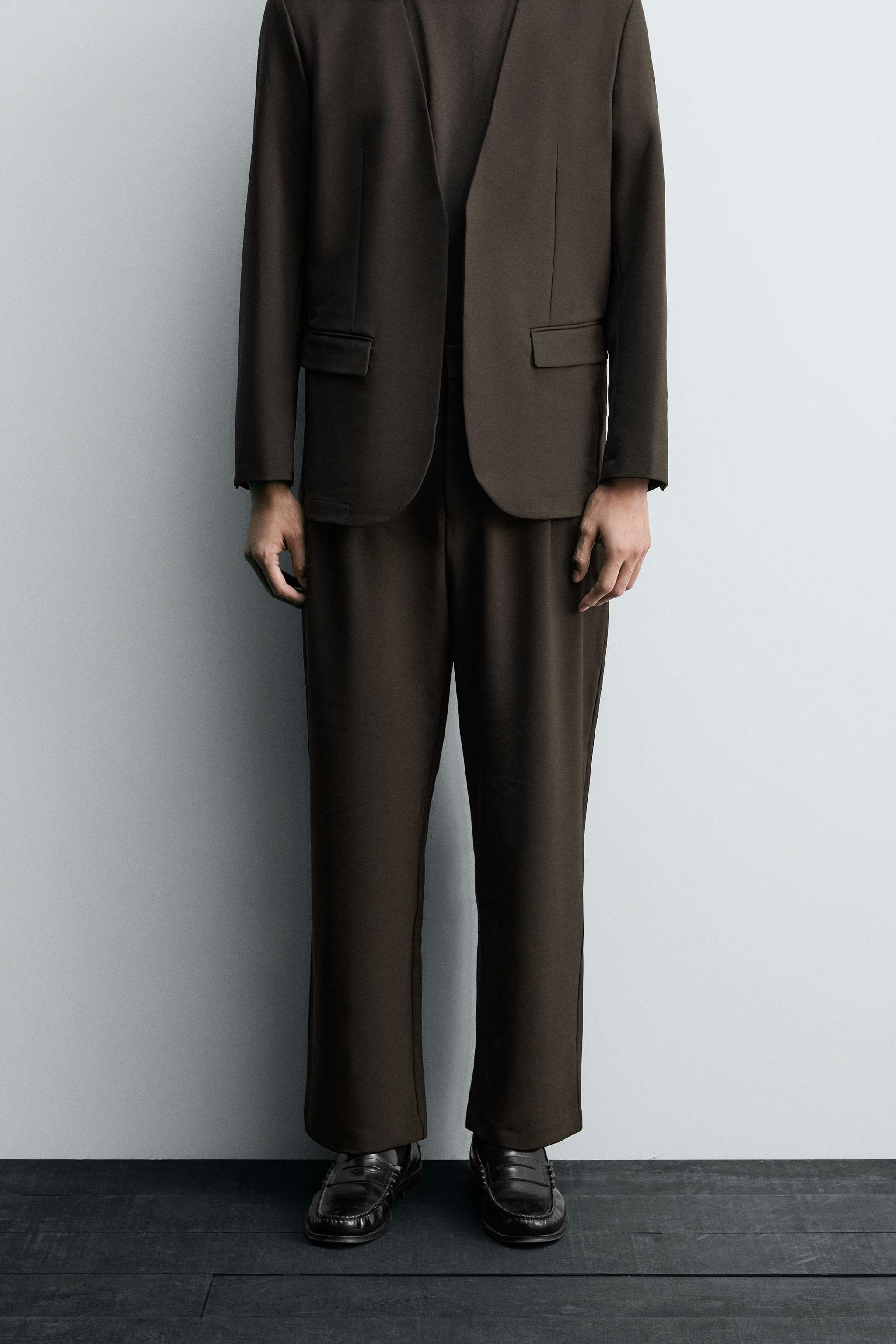 ZARA メンズスーツ ジャケットとパンツ セット カジュアルスーツ | メンズ | 最新コレクション | ZARA 日本