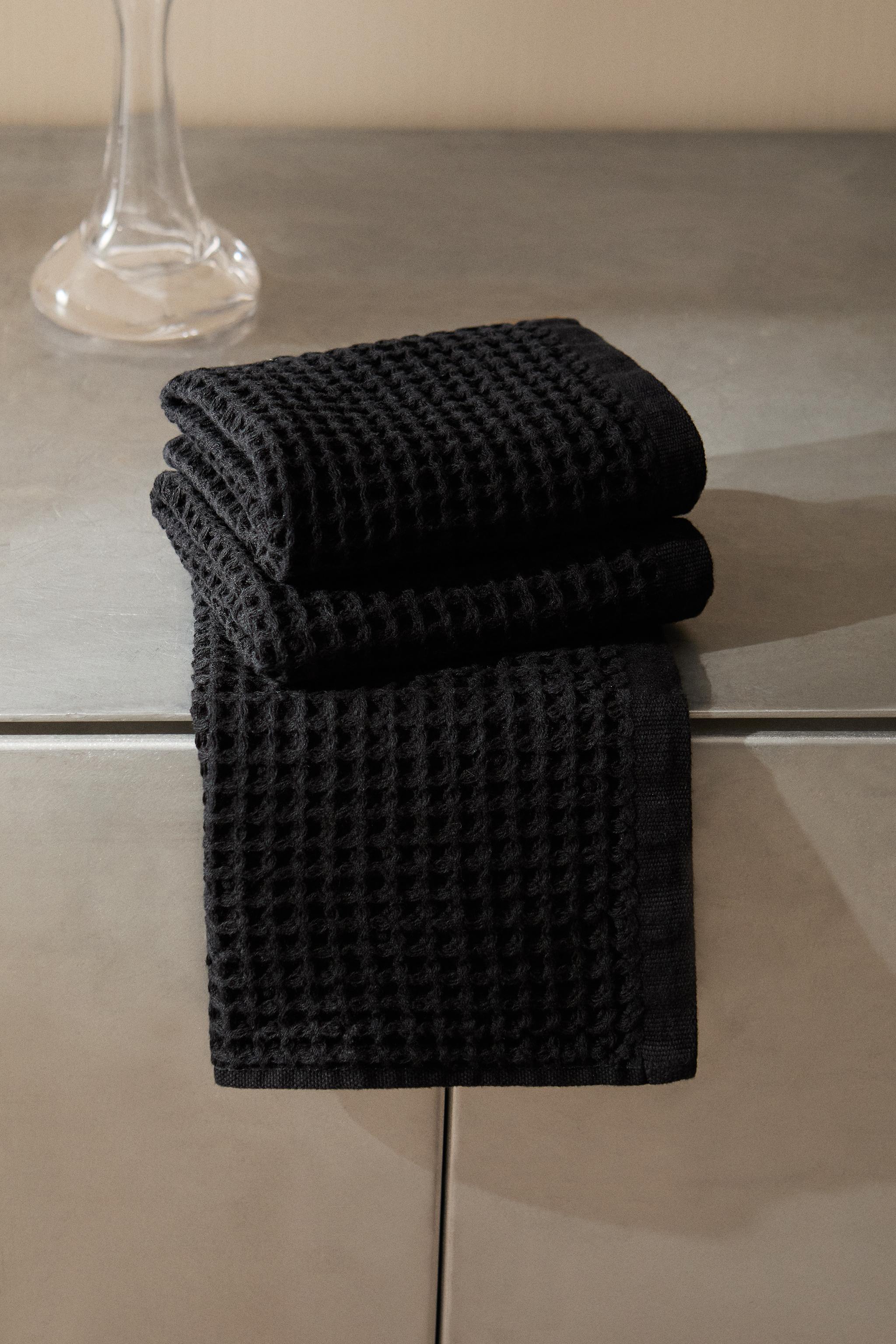 WAFFLE COTTON HAND TOWEL (PACK OF 3)