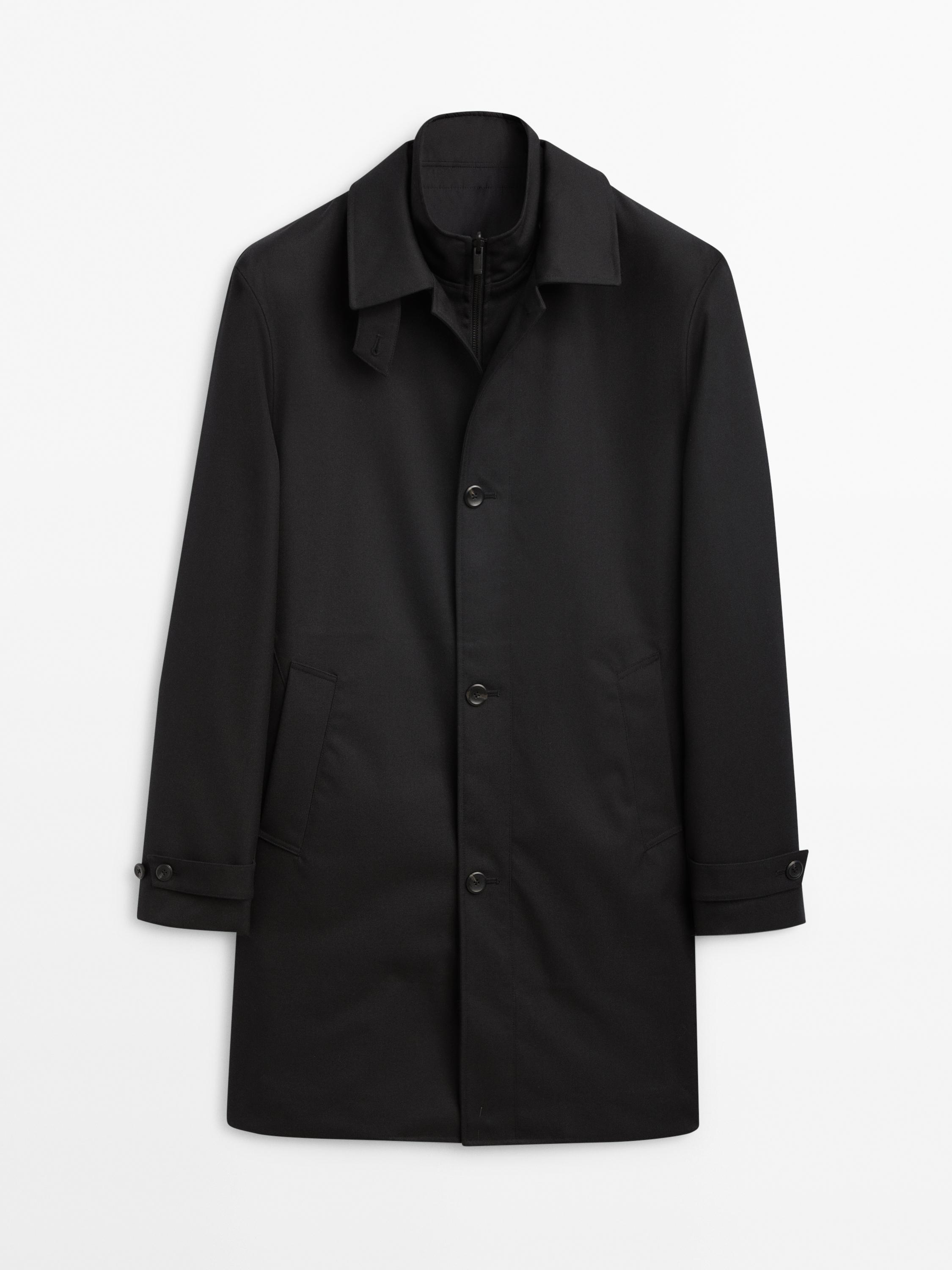 Trench coat with detachable lining - Black | ZARA Canada