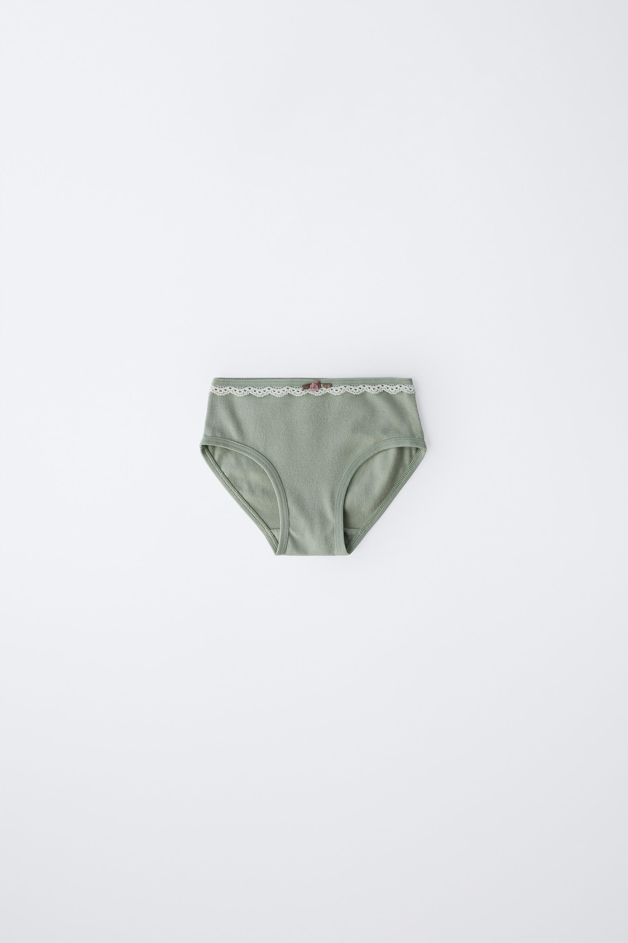 AGES 1 1/2-6/ SIX-PACK OF LACE UNDERWEAR