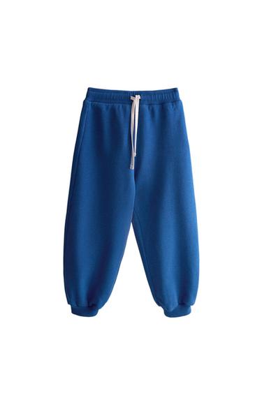 CHILDREN'S FLEECE TROUSERS - Navy blue by Zara