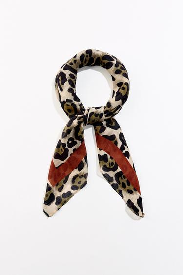 LENÇO MODAL ANIMAL PRINT - Leopardo da Zara