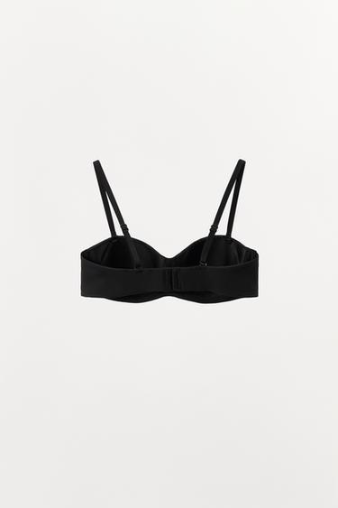 SOUTIEN-GORGE BANDEAU AVEC POLYAMIDE - Noir de Zara - Image 6
