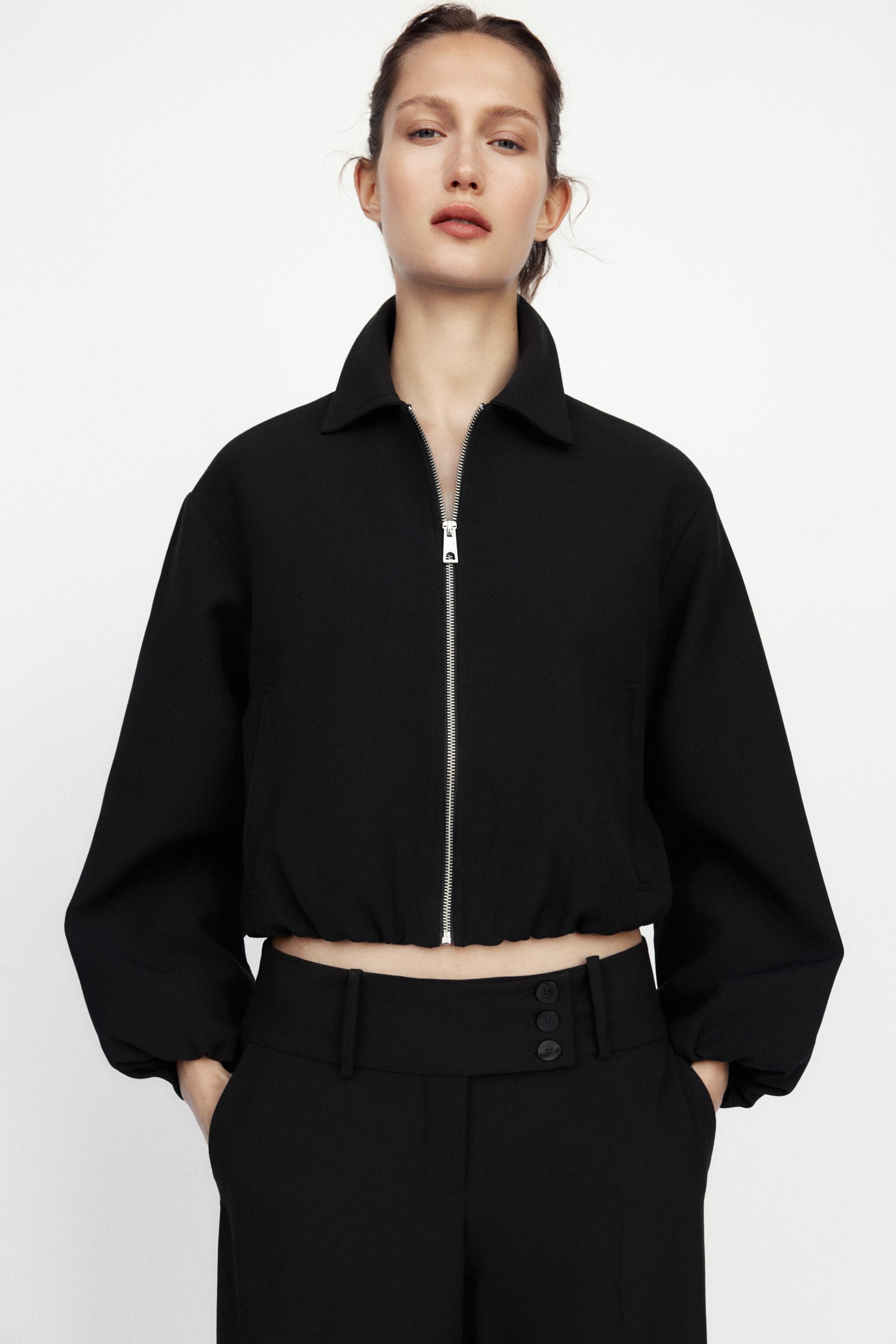 SHORT PUFFED JACKET - Black | ZARA Australia
