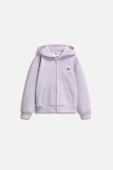 1/2-6 YEARS/ 50TH ANNIVERSARY LABEL ZIP-UP SWEATSHIRT - Lilac by Zara - Image 0