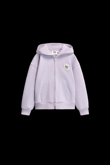 1/2-6 JAHRE/ SWEATSHIRT MIT REISSVERSCHLUSS UND 50TH ANNIVERSARY-ETIKETT - Lila von Zara - Bild 0