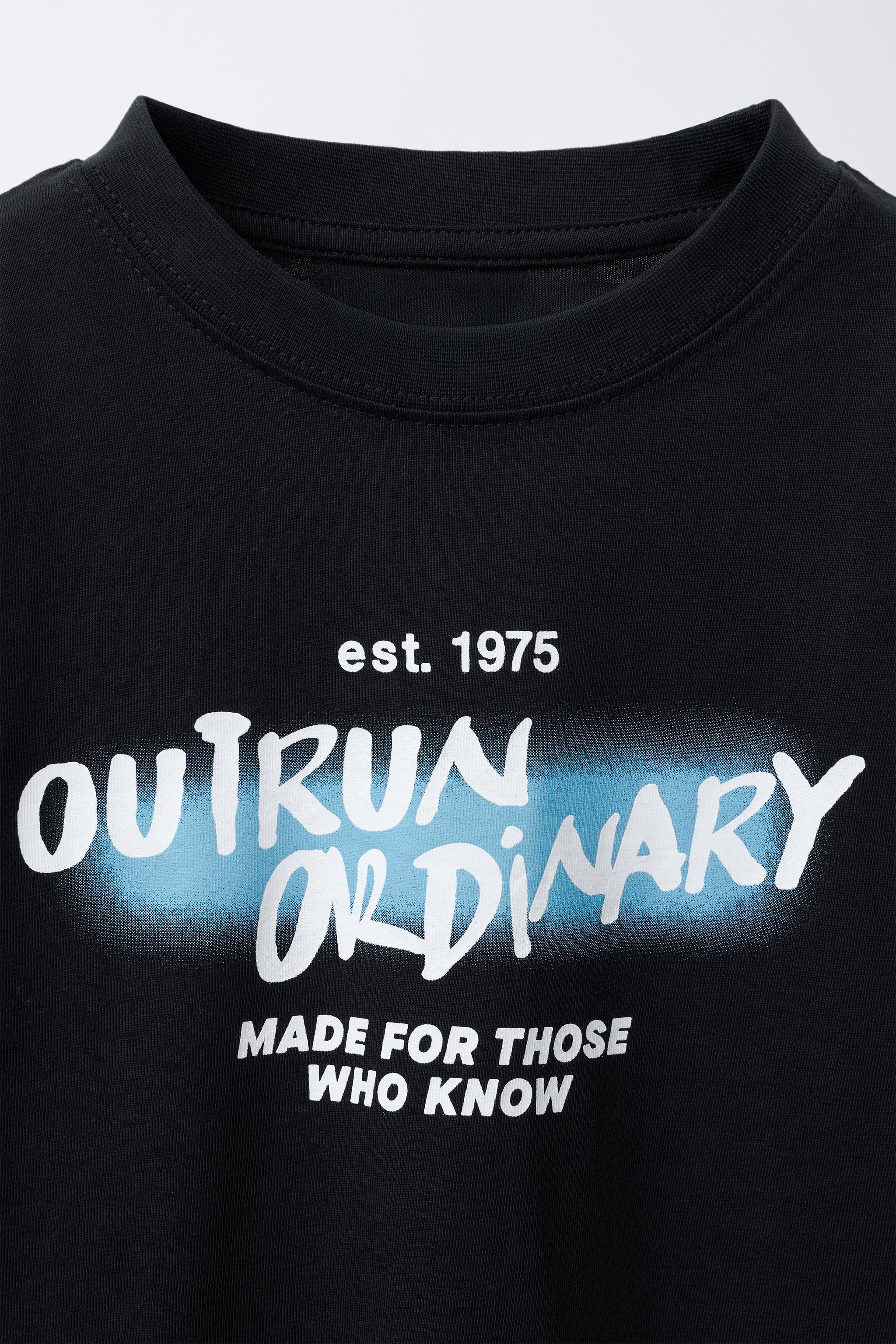 Shop Zara GRAFFITI PRINT T-SHIRT at Beverly Center in Los