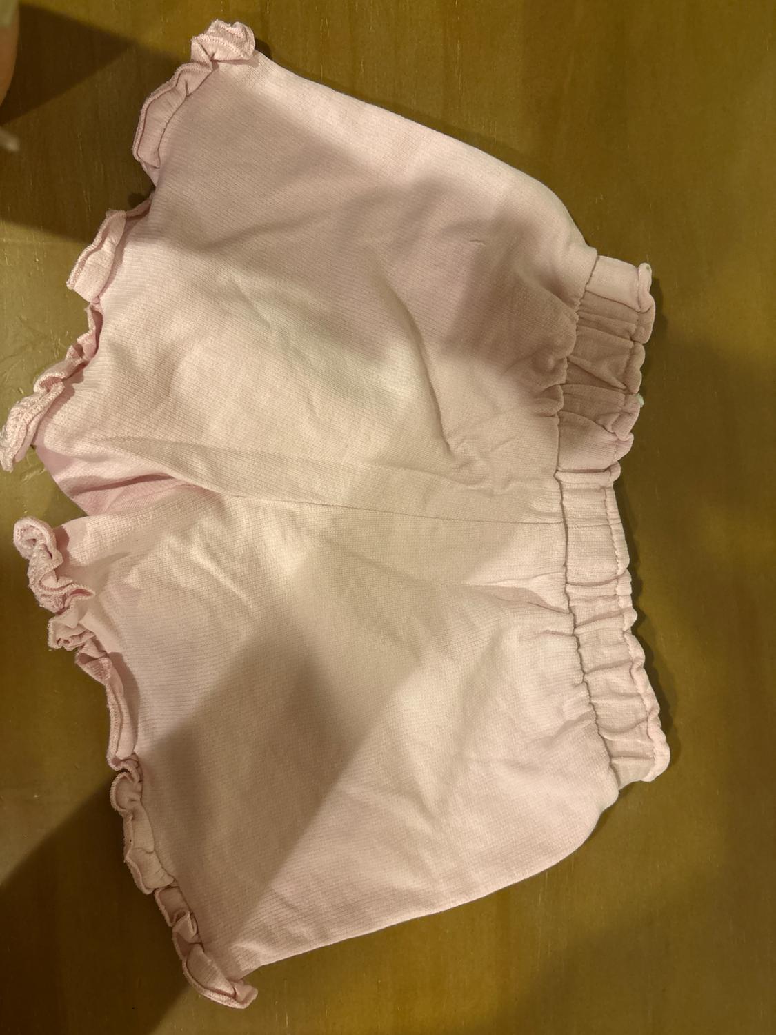 RUFFLED PLUSH BERMUDA SHORTS - Image 2