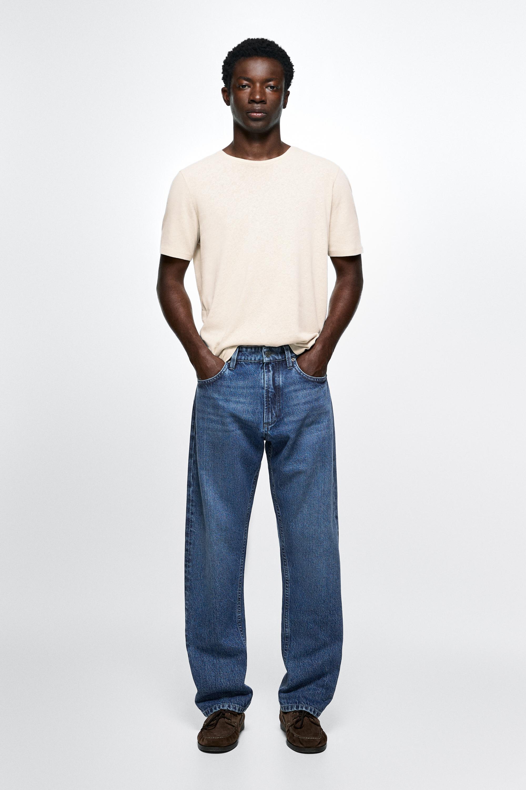 Jean relaxed fit désencollé