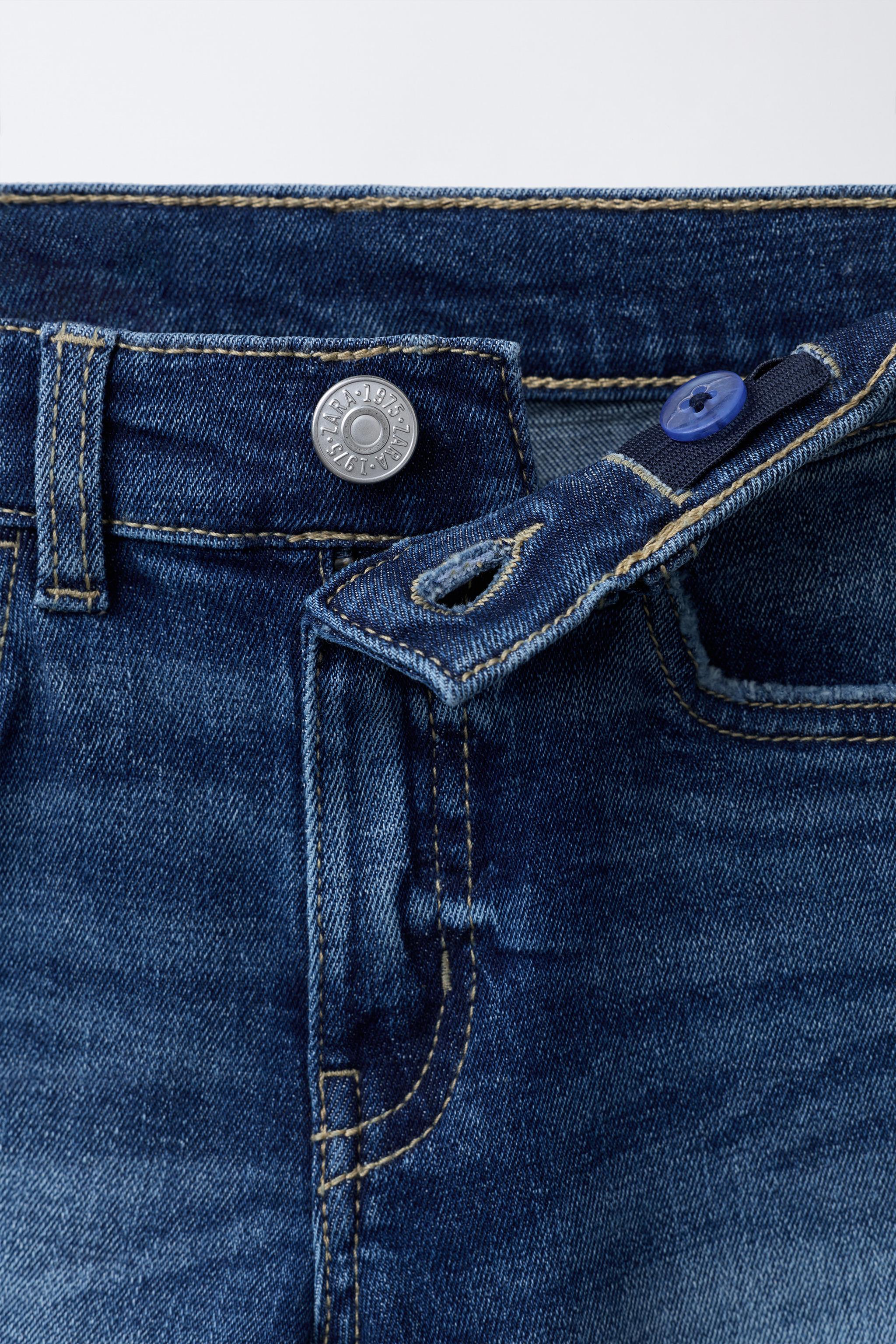 RIPPED SKINNY JEANS - Blue | ZARA United States
