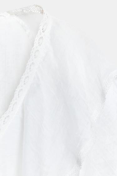 ROMANTIC RUFFLE SHIRT - White by Zara - Image 6