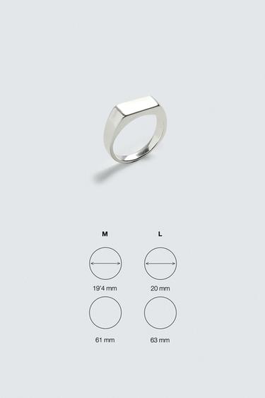 SIEGELRING AUS EDELSTAHL - Silber von Zara