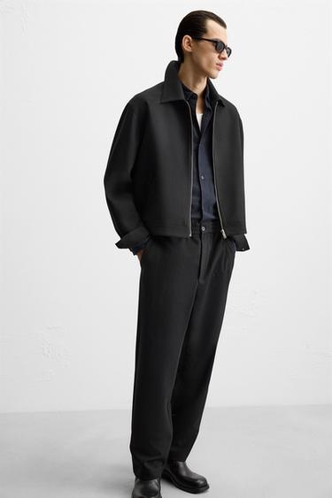 REGULAR FIT TROUSERS - Black by Zara - Image 4