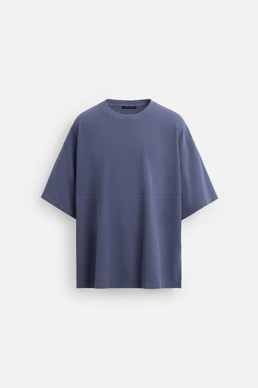TEXTURED WASHED T-SHIRT - Lilac by Zara - Image 5
